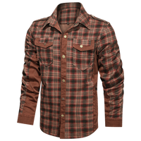 Męska Kurtka Koszulowa Zapinana na Guziki | Wiosenna Kurtka Męska