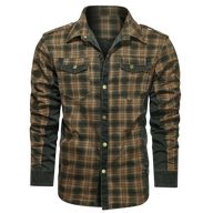 Męska Kurtka Koszulowa Zapinana na Guziki | Wiosenna Kurtka Męska