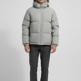 Kurtka Puchowa Męska Klasyczna z Kapturem | Męska Kurtka Zimowa na Chłodne Dni