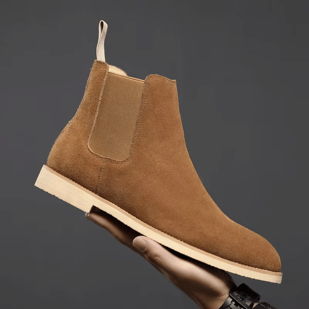 Botki Unisex z Zamszu | Styl Chelsea | Wygodne i Uniwersalne