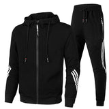 Dres Męski Dwuczęściowy | Bluza z Kapturem | Spodnie Sportowe | Styl Casual
