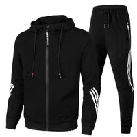 Dres Męski Dwuczęściowy | Bluza z Kapturem | Spodnie Sportowe | Styl Casual