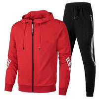 Dres Męski Dwuczęściowy | Bluza z Kapturem | Spodnie Sportowe | Styl Casual