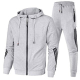 Dres Męski Dwuczęściowy | Bluza z Kapturem | Spodnie Sportowe | Styl Casual