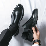 Mokasyny Męskie Slip On | Klasyczne Półbuty Smart Casual