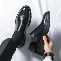 Mokasyny Męskie Slip On | Klasyczne Półbuty Smart Casual