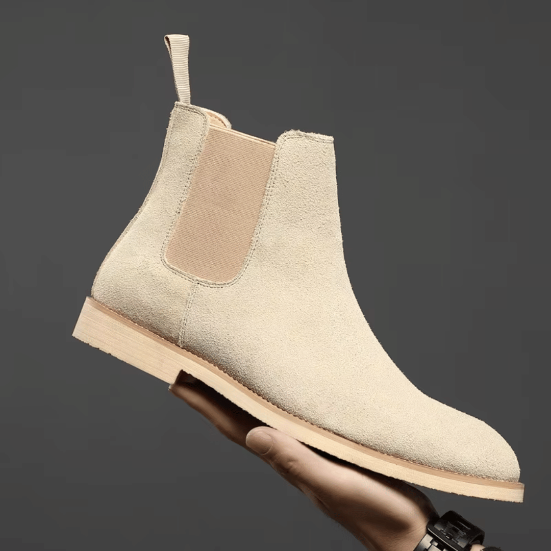 Botki Unisex z Zamszu | Styl Chelsea | Wygodne i Uniwersalne