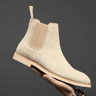 Botki Unisex z Zamszu | Styl Chelsea | Wygodne i Uniwersalne