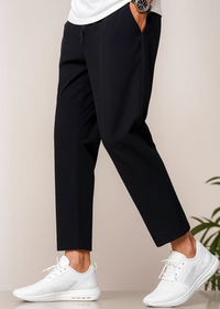 Męskie Spodnie Chinos Slim Fit | Elastyczny Pas | Nowoczesna Długość 7/8