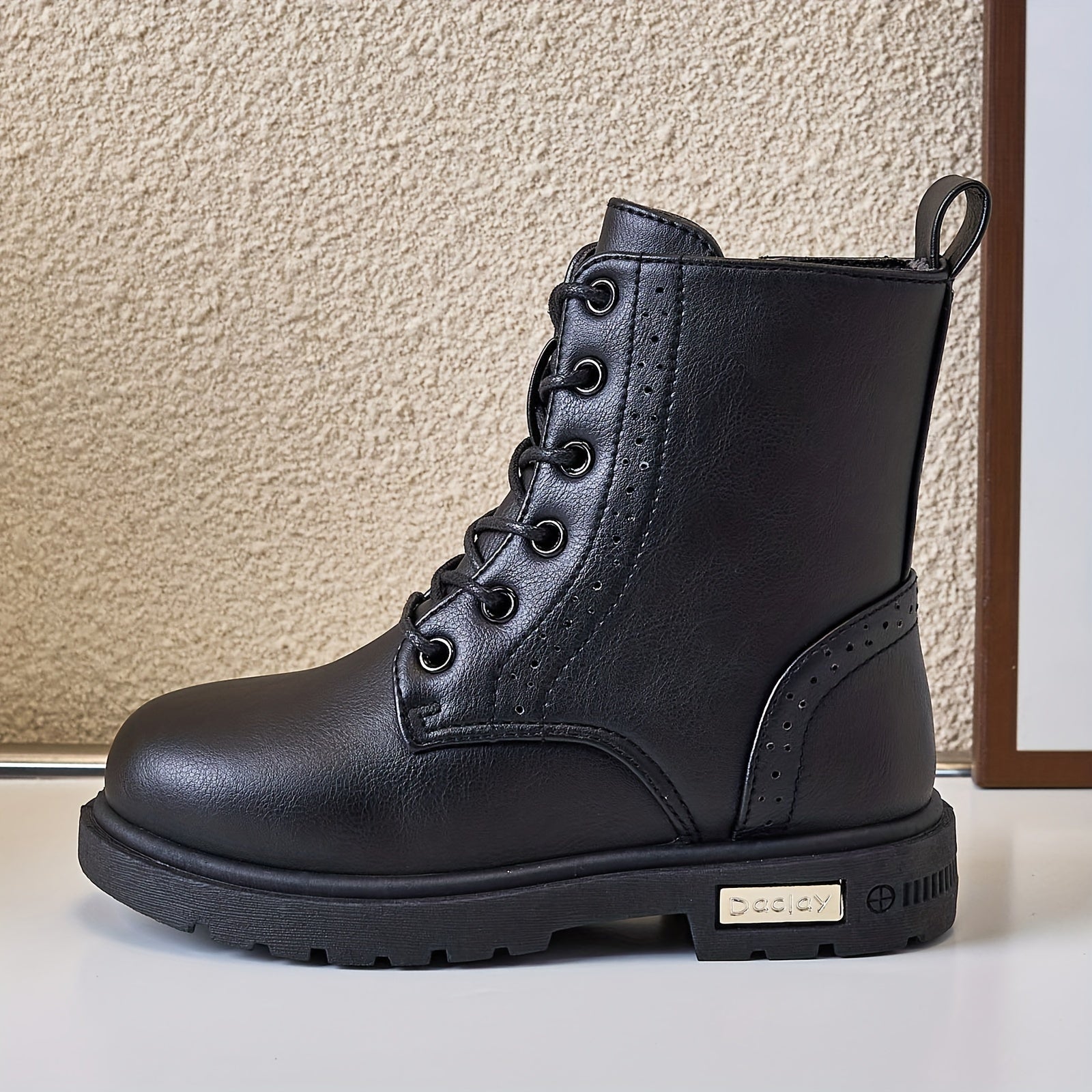 Buty Damskie Zimowe z Zamkiem i Sznurowaniem | Lekkie Botki Damskie na Jesień i Zimę