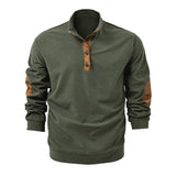 Sweter Męski ze Stójką i Długim Rękawem | Sweter Męski Codzienny