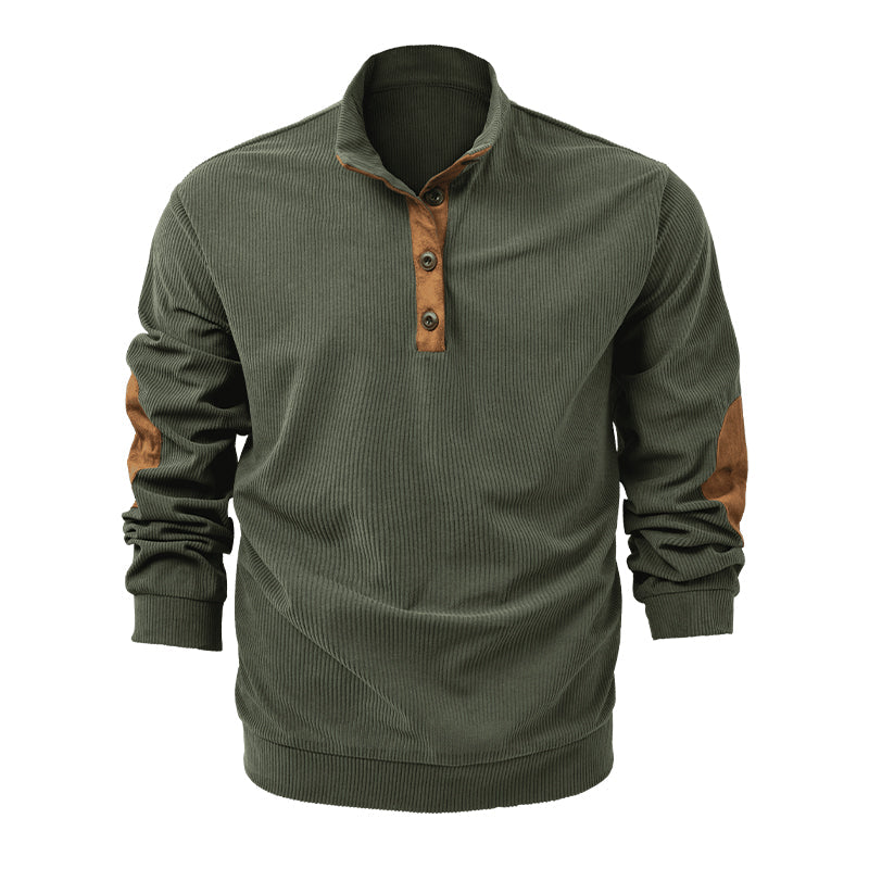 Sweter Męski ze Stójką i Długim Rękawem | Sweter Męski Codzienny