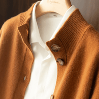Stylowy Kardigan Damski | Miękka Warstwa na Zimę | Elegancki Golf z Guzikami