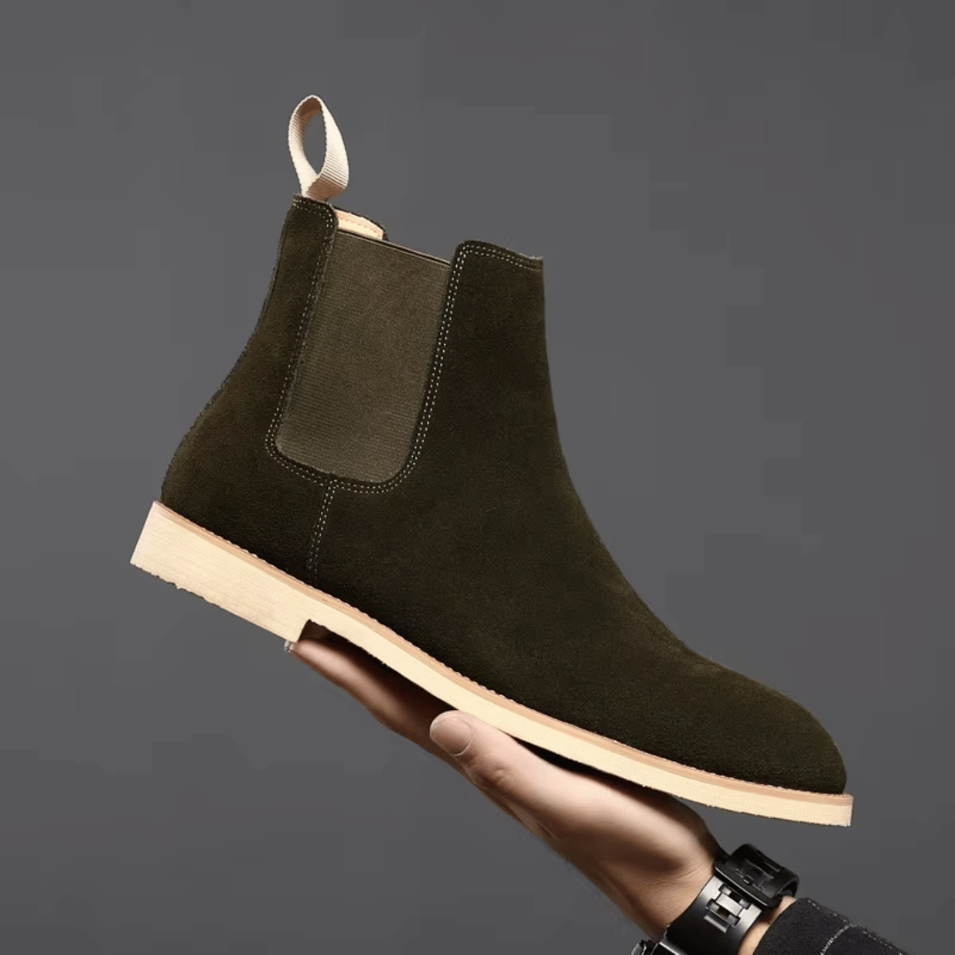 Botki Unisex z Zamszu | Styl Chelsea | Wygodne i Uniwersalne