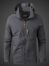 Kurtka Męska Outdoor Zimowa w Stylu Przeciwdeszczowym | Ciepła Kurtka Męska