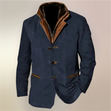 Kurtka Męska Skórzana Vintage | Klasyczny Styl | Komfortowy Krój | Na Jesień i Wiosnę | Elegancki Look