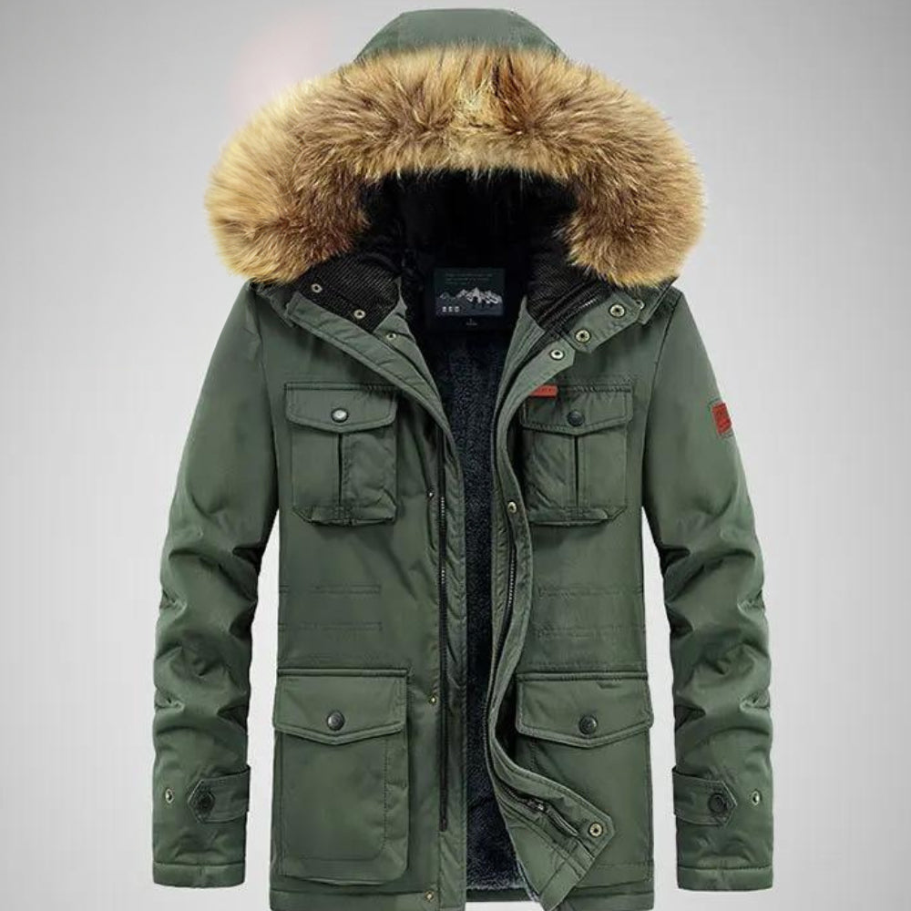 Kurtka Zimowa Męska | Wodoodporna i Ciepła | Na Outdoor i Miasto | Zimowa Ochrona | Stylowy Fason