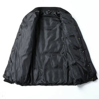 Męska Pikowana Kurtka Ocieplana w Eleganckim Stylu | Ciepła Kurtka Zimowa