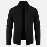 Sweter Męski Rozpinany | Wysoki Kołnierz | Styl Smart Casual | Lekka Warstwa Ocieplająca