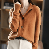 Stylowy Kardigan Damski | Miękka Warstwa na Zimę | Elegancki Golf z Guzikami