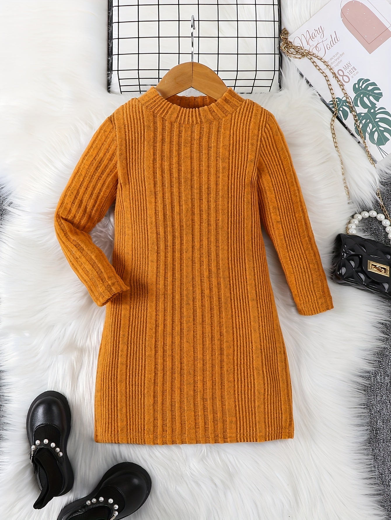 Sweter Damski Zimowy w Długim Kroju | Ciepły Golf i Elegancki Sweter Damski