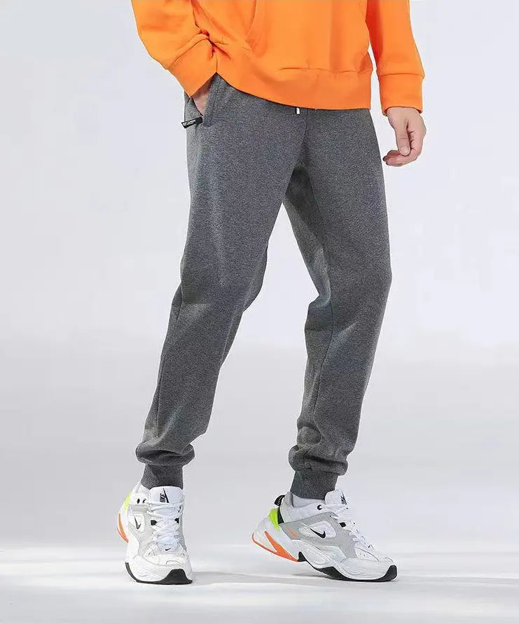 Jogger Męskie na Zimę w Casualowym Stylu | Ciepłe Spodnie Dresowe