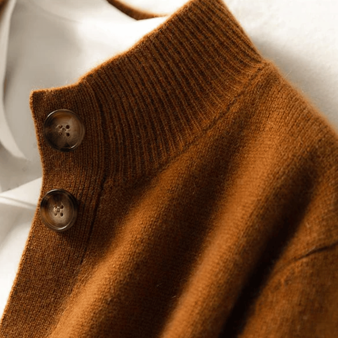 Stylowy Kardigan Damski | Miękka Warstwa na Zimę | Elegancki Golf z Guzikami