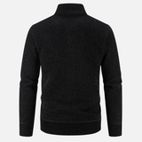 Sweter Męski Rozpinany | Wysoki Kołnierz | Styl Smart Casual | Lekka Warstwa Ocieplająca