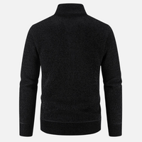 Sweter Męski Rozpinany | Wysoki Kołnierz | Styl Smart Casual | Lekka Warstwa Ocieplająca