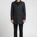 Męski Płaszcz w Nowoczesnym Stylu | Elegancka Męska Kurtka Przejściowa o Czystej Linii