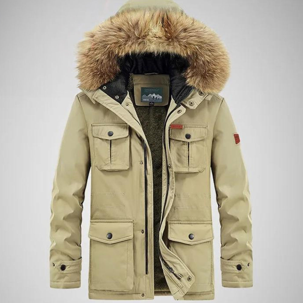 Kurtka Zimowa Męska | Wodoodporna i Ciepła | Na Outdoor i Miasto | Zimowa Ochrona | Stylowy Fason
