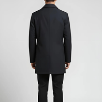 Męski Płaszcz w Nowoczesnym Stylu | Elegancka Męska Kurtka Przejściowa o Czystej Linii