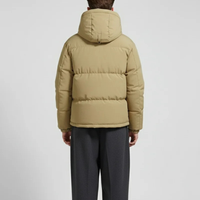 Kurtka Puchowa Męska Klasyczna z Kapturem | Męska Kurtka Zimowa na Chłodne Dni