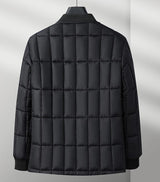 Męska Pikowana Kurtka Ocieplana w Eleganckim Stylu | Ciepła Kurtka Zimowa