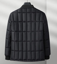 Męska Pikowana Kurtka Ocieplana w Eleganckim Stylu | Ciepła Kurtka Zimowa