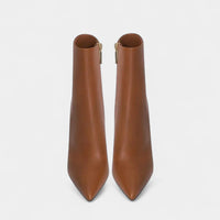 Botki Damskie na Obcasie ze Szpiczastym Noskiem | Buty Damskie Jesienne