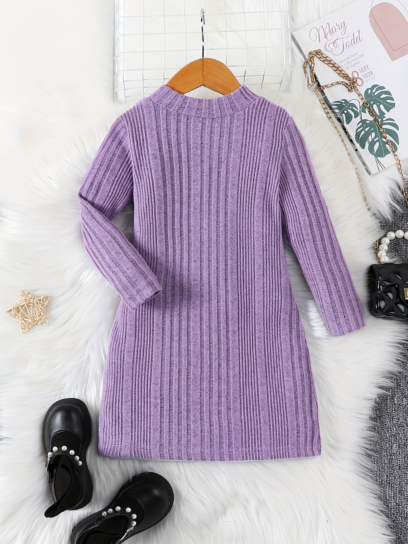 Sweter Damski Zimowy w Długim Kroju | Ciepły Golf i Elegancki Sweter Damski