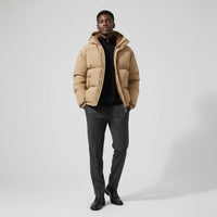 Męska Kurtka Zimowa Pikowana o Długim Kroju | Kurtki Zimowe Męskie