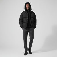 Męska Kurtka Zimowa Pikowana o Długim Kroju | Kurtki Zimowe Męskie