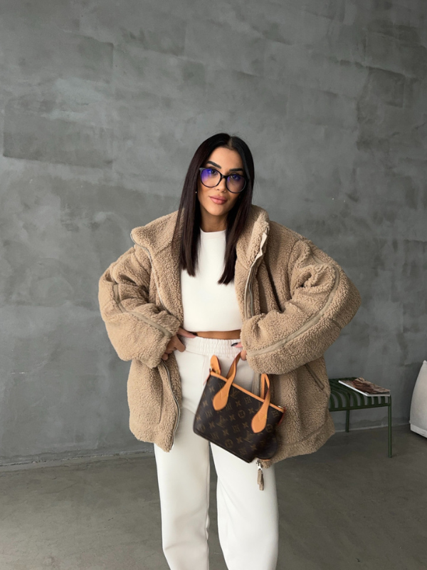 Kurtka Damska Teddy na Jesień i Zimę | Ciepła i Stylowa Kurtka Zimowa