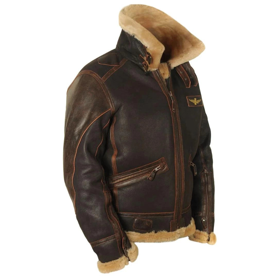 Kurtka Męska Bomber | Aviator Style | Ciepła i Wytrzymała | Idealna na Zimę
