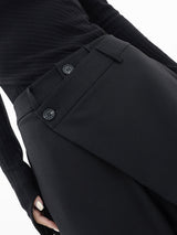 Damskie Spodnie z Asymetrycznym Zapięciem | Eleganckie Spodnie Damskie