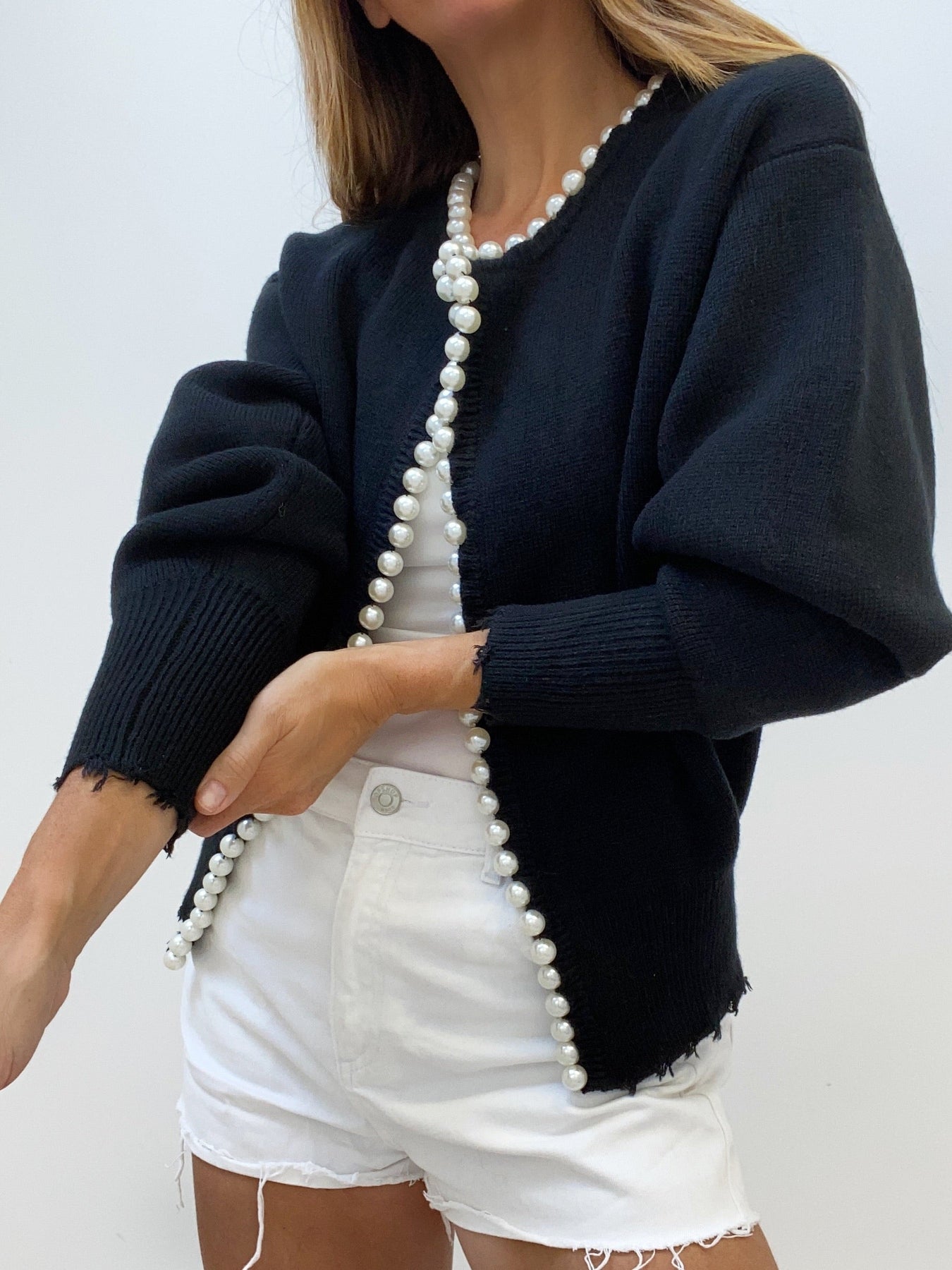 Damski Kardigan z Ozdobnym Wykończeniem | Elegancki Kardigan Damski