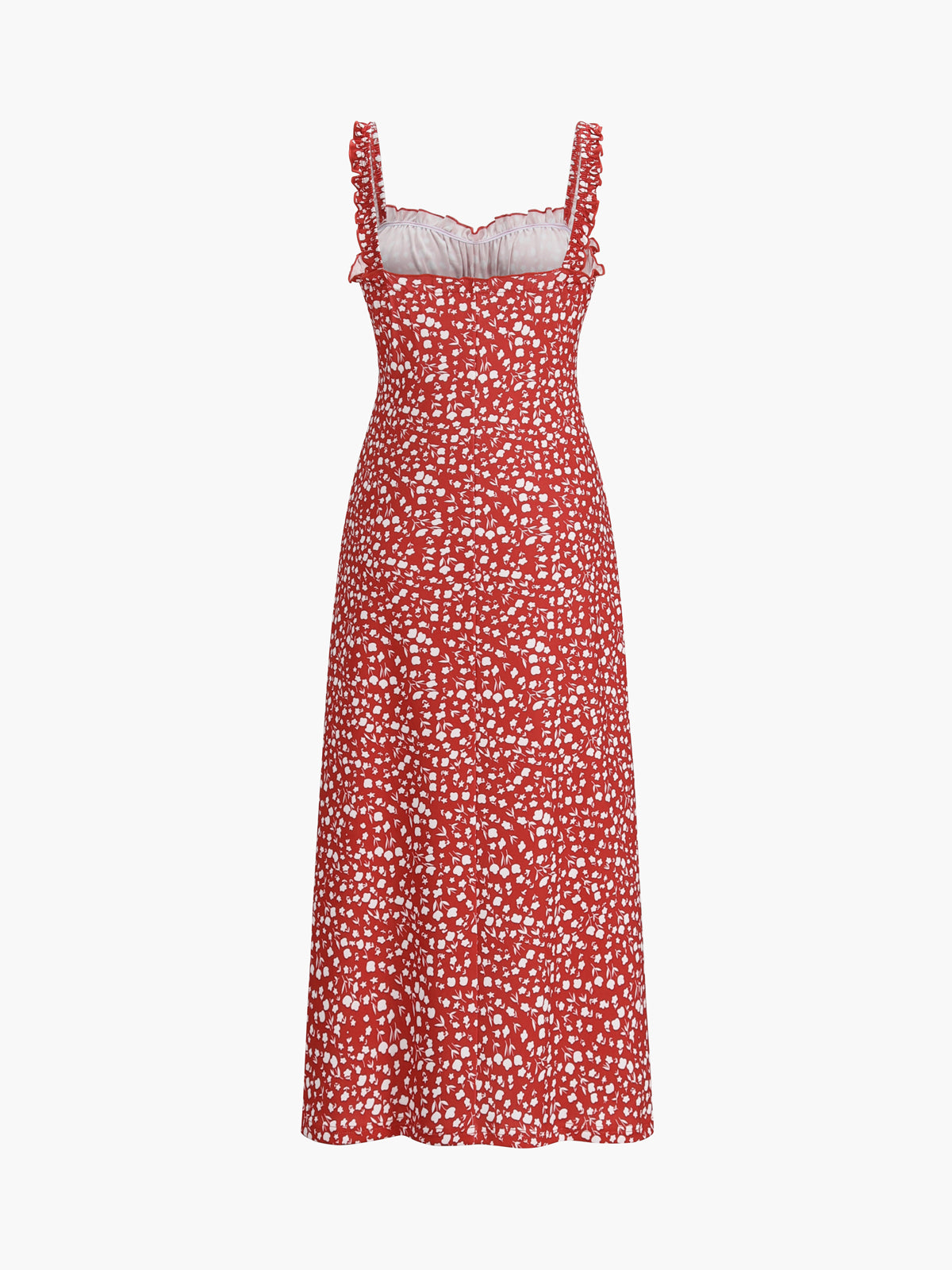 Damska Sukienka Midi w Kwiatowy Wzór | Elegancka Sukienka Damska