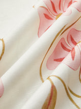 Damska Sukienka w Kwiatowy Wzór Bez Rękawów | Elegancka Sukienka Damska