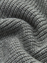 Damski Sweter z Kołnierzem i Wzorem Warkoczowym | Elegancki Sweter Damski