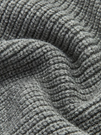 Damski Sweter z Kołnierzem i Wzorem Warkoczowym | Elegancki Sweter Damski