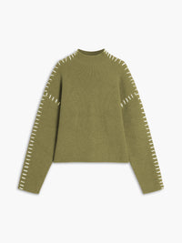 Damski Sweter z Golfem o Oversize’owym Kroju | Klasyczny Sweter Damski