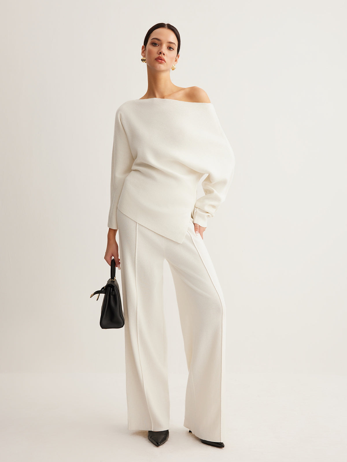 Asymetryczna Bluzka Damska z Jednym Ramieniem | Elegancka Bluzka