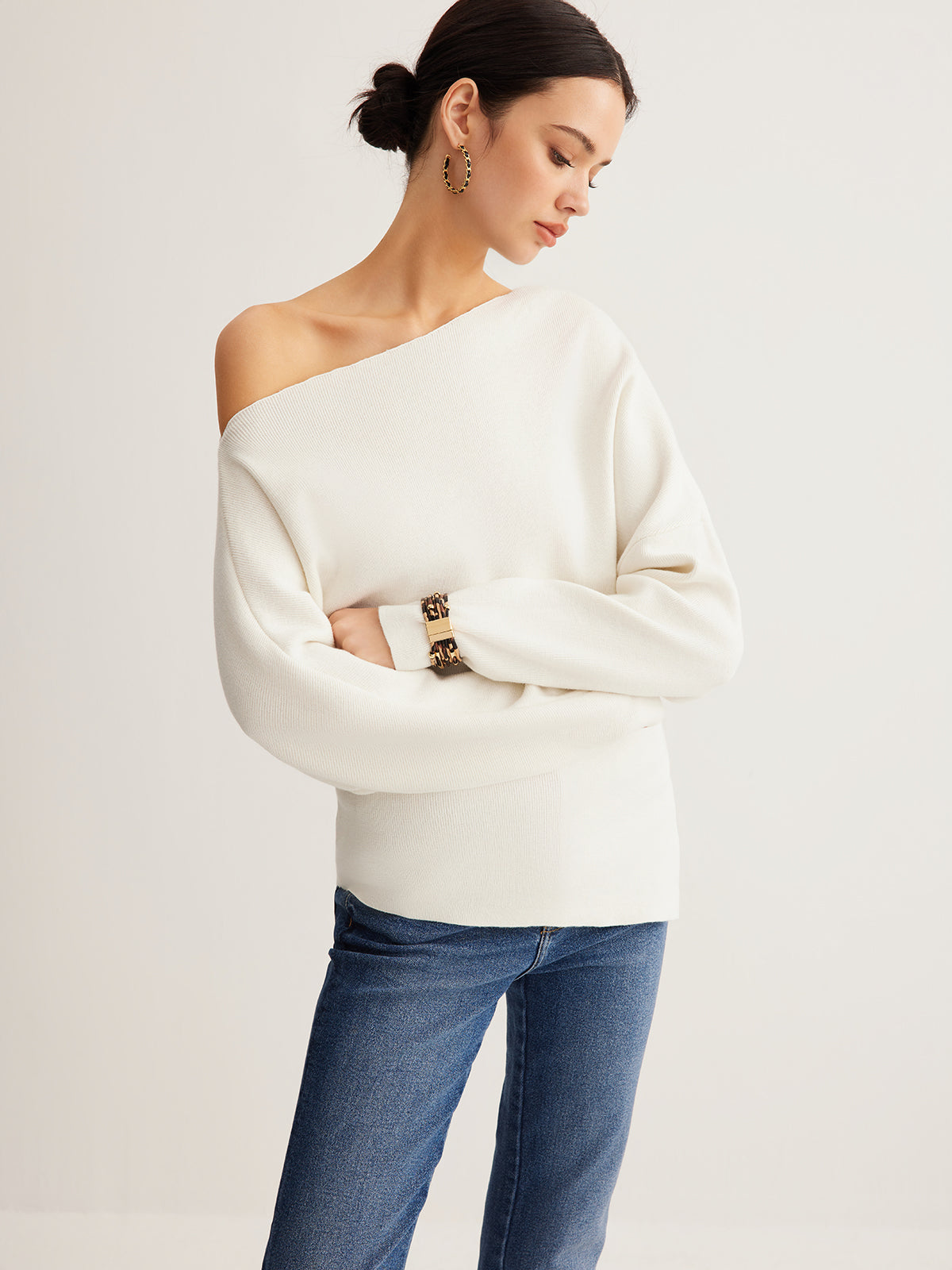 Asymetryczna Bluzka Damska z Jednym Ramieniem | Elegancka Bluzka